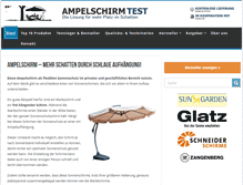 Tablet Screenshot of ampelschirm-test.com
